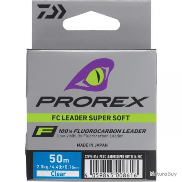 Fluorocarbon Daiwa Prorex Super Soft Leader 50M 18/100-2,5KG