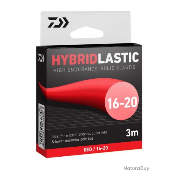 Elastique Daiwa Hybridlastic - 3m ROUGE