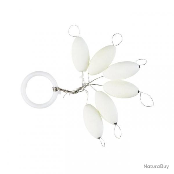 Perle Daiwa Flottant Autobloquante S BLANC