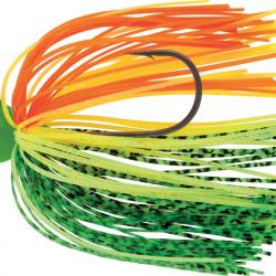 Leurre Daiwa Tournament Rubber Jig 7G Green / Yellow / Orange