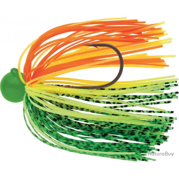 Leurre Daiwa Tournament Rubber Jig 7G Green / Yellow / Orange