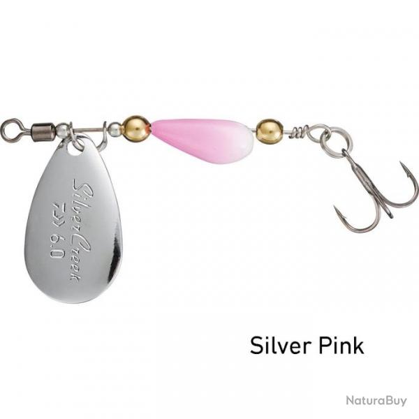 Cuiller Daiwa Silvercreek Spinner 3G x1 SILVER PINK