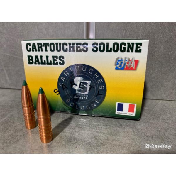 Ogives GPA 2 sans plomb Calibre 30 Poids 168 gr (Fabrication Franaise) Boite de 50