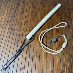 MATRAQUE ET SIFLET DE POLICE VINTAGE 1950/60 collector