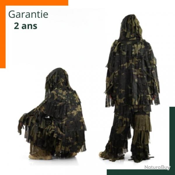 Tenue de camouflage 3D - Respirant - Garantie 2 ans - Livraison rapide et gratuite