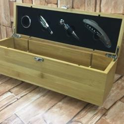 Coffret en bois de sommelier