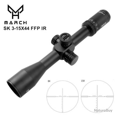 Lunette De Visée Télescopique 3-7x20 - Pour Airsoft, Plomb 22LR, Chasse - NEUVE