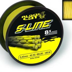 Tresse Silure BLACK CAT S-line 0.55mm 450m 70kg 154lbs