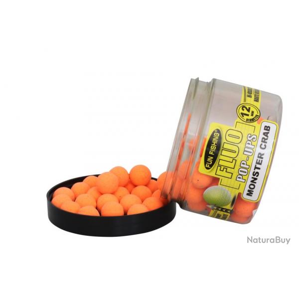 Bouillette Flottante Fun Fishing Fluo Pop Ups -12mm - 40gr Monster Crab