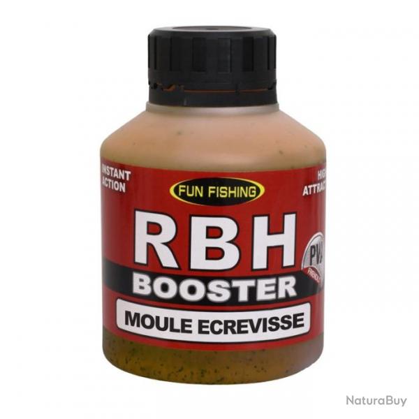 Additif Liquide Fun Fishing RBH Booster 250ml Moule Ecrevisse