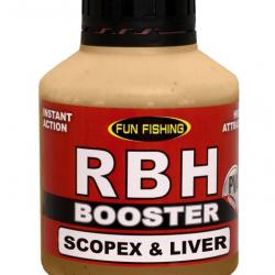 Additif Liquide Fun Fishing RBH Booster 250ml Scopex & Liver