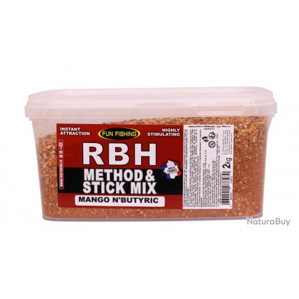 Mix Fun Fishing RBH Method & Stick Mix 2kg Mango N'Butyric