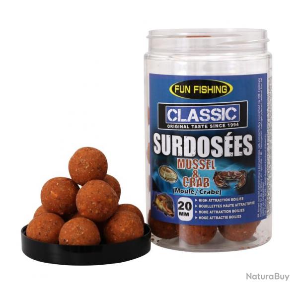 Bouillette Surdoses Fun Fishing Classic - 20mm - 240gr Moule Crab