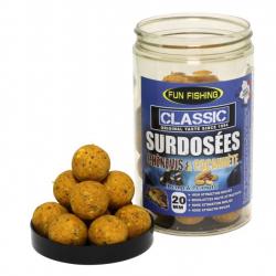 Bouillette Surdosées Fun Fishing Classic - 20mm - 240gr Chenevis Cacahuete