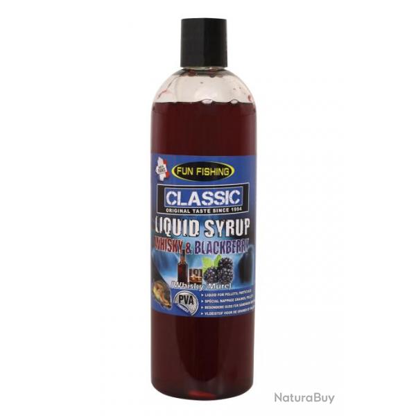 Additif Liquide Fun Fishing Classic Liquid Syrup 480ml Whisky BlackBerry