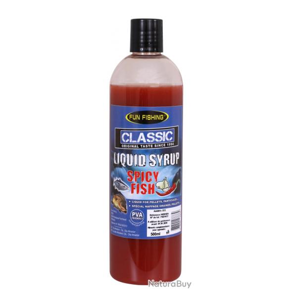 Additif Liquide Fun Fishing Classic Liquid Syrup 480ml Banane Scopex