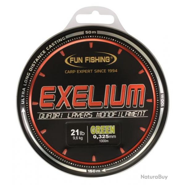 Nylon Fun Fishing Exelium Green 1000M 30,7/100