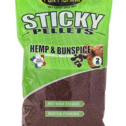 Pellet Fun Fishing Sticky Pellet - 2mm - 700gr Hemp & Bun Spice