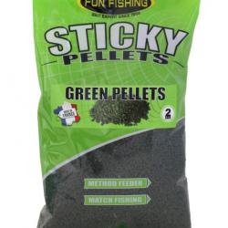 Pellet Fun Fishing Sticky Pellet - 2mm - 700gr Green Pellet