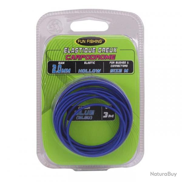 Elastique Fluo Creux Fun Fishing - 3M 2MM