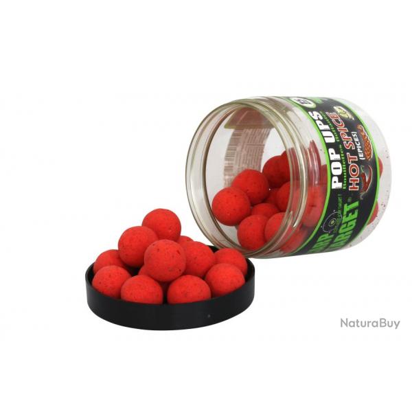 Bouillette Flottante Carp Target - Pop Ups - 15mm - 60gr Hot Spice