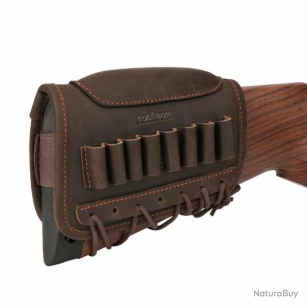 Tourbon Buttstock En Cuir pour Calibre.30-30 .30-06 .308win .223 .45-70 -