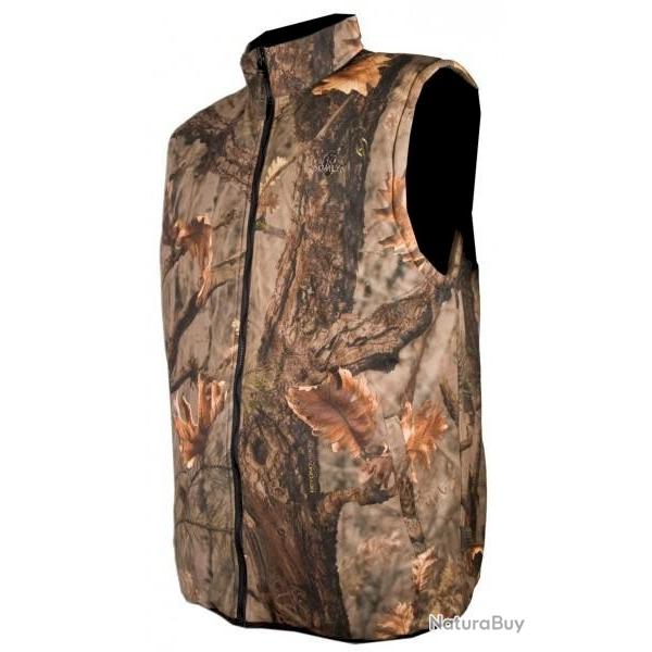 Gilet SOMLYS matelass rversible vert/camouflage big game T.XL