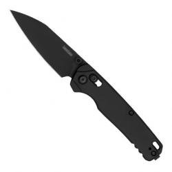 Couteau "Bel Air" tanto inversé PVD noir [Kershaw]