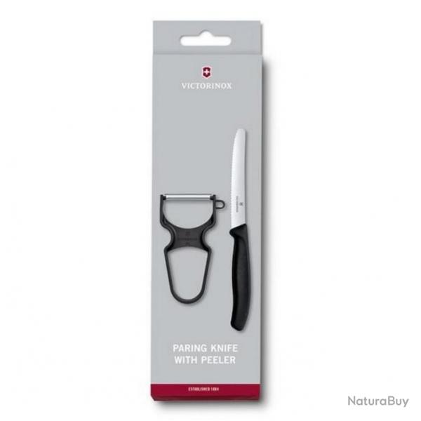 Set 2 Pices Victorinox SwissClassic, Couleur noir [Victorinox]