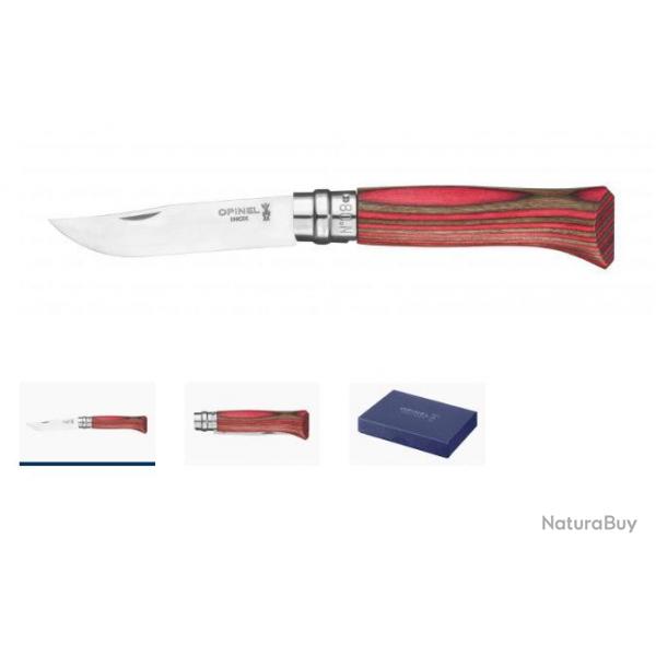 Opinel N08 Collection Bouleau Lamell