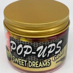 Bouillettes flottantes pop-ups pro élite baits sweat dreams gold  12mm