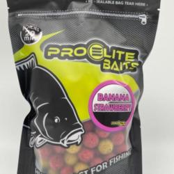 Bouillettes pro élite baits banana-strawberry 20mm 800gr