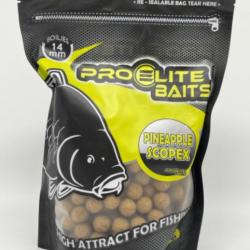 Bouillettes pro elite baits pineapple-scopex 14mm 800gr