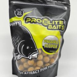 Bouillettes pro elite baits pineapple-scopex 20mm 800gr