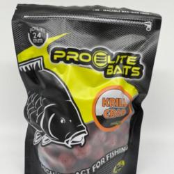 Bouillettes pro elite baits krill-crab 24mm 800gr