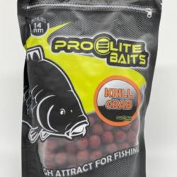 Bouillettes pro elite baits krill-crab 14mm 800gr