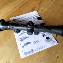 Lunette Walther 4x32 pour carabine 22LR ou air comprimé