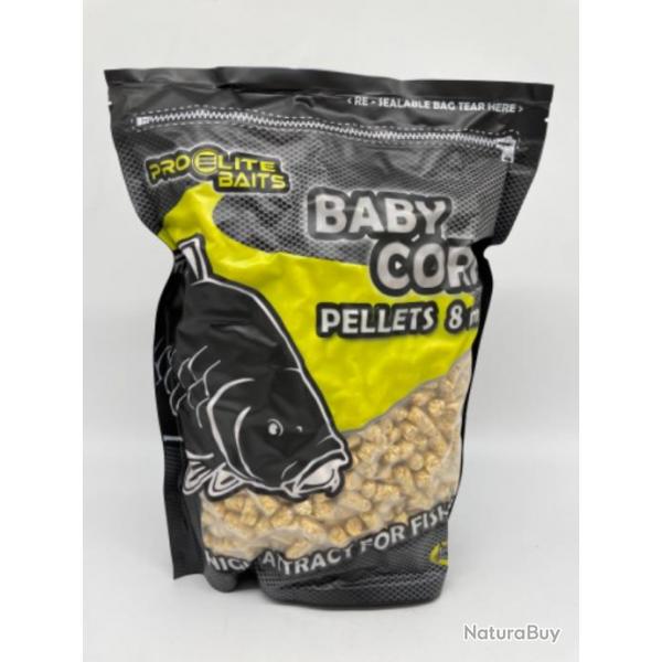 Pellets baby corn pro lite baits 8mm 1,8kg