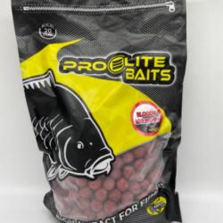 Bouillettes pro elites baits bloody mulberry 20mm 2,5kg