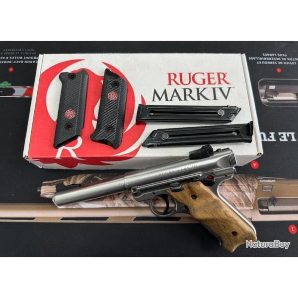 RUGER MARK IV TARGET INOX CAL 22LR