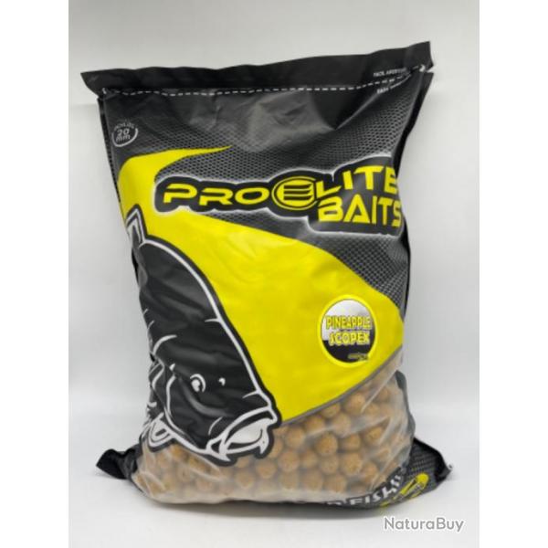 Bouillettes pro elites baits pineapple-scopex 20mm 8kg