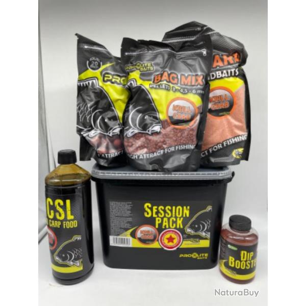 Session pack pro lite baits krill crab