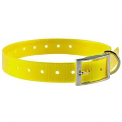 Collier pour chien Country polyuréthane 2.5 x 60 cm Orange - Jaune