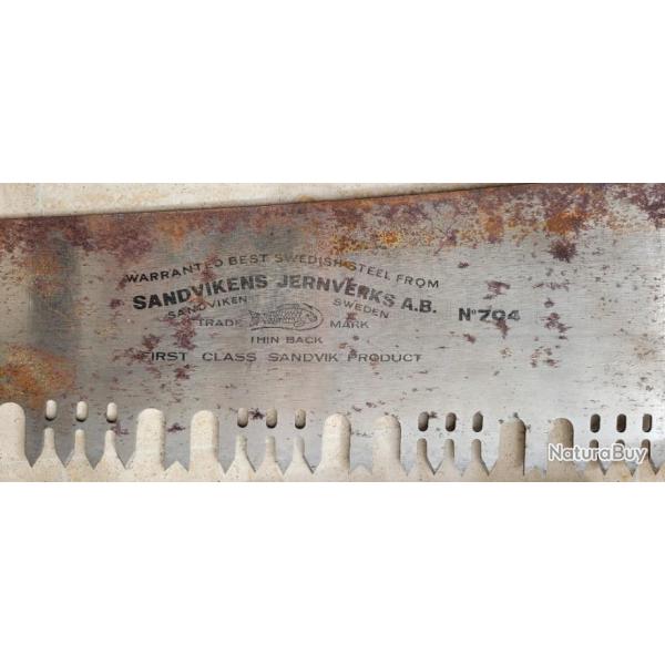 SCIE A MAIN  DENTS AMERICAINES  MARQUE SANVIKENS JERNVERKS A.B. N 794 SWEDEN MARK