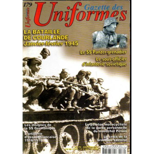 revue gazette des uniformes 179 bataille de courlande janvier-fvrier 1945, artillerie d'assaut 1916