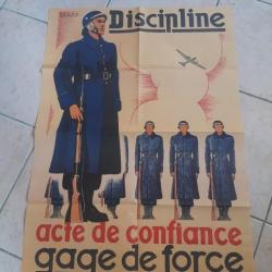 Copie affiche armée française 1940 modèle 1