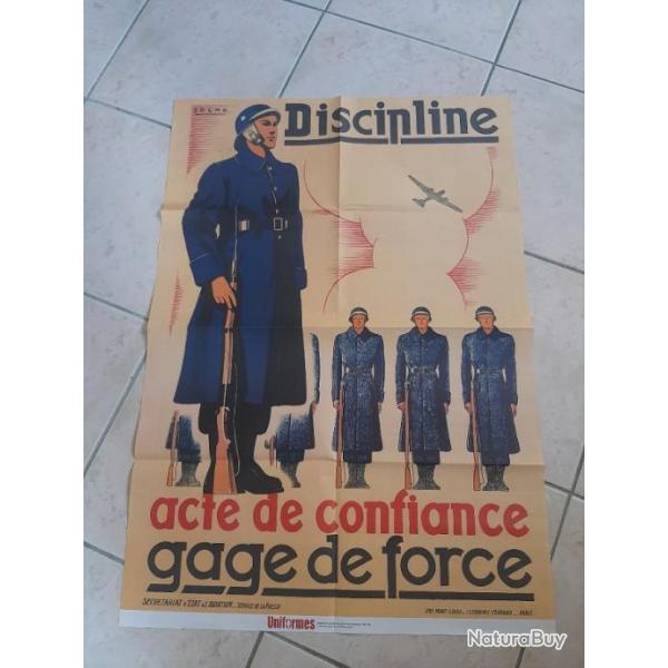 Copie affiche arme franaise 1940 modle 1