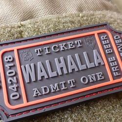 JTG WALHALLA TICKET - Odin approved Patch Noir