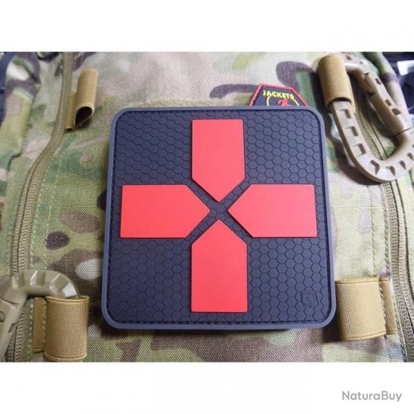 JTG Big Red Cross Medic Patch Blackmedic