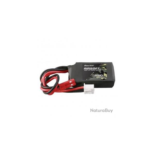 Batterie Lipo 7.4V 250mah 35C 1 lment Genspow